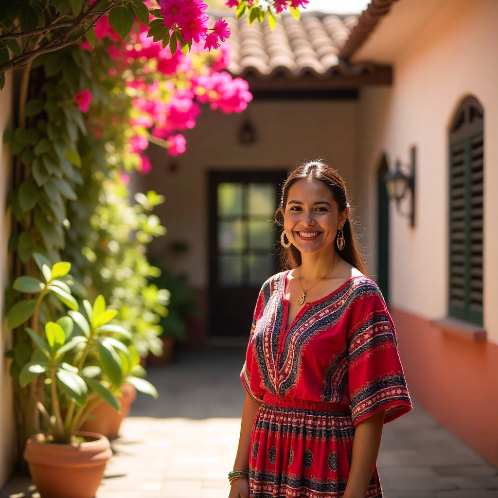 Family enjoying outdoor lifestyle in Guatemala's highlands